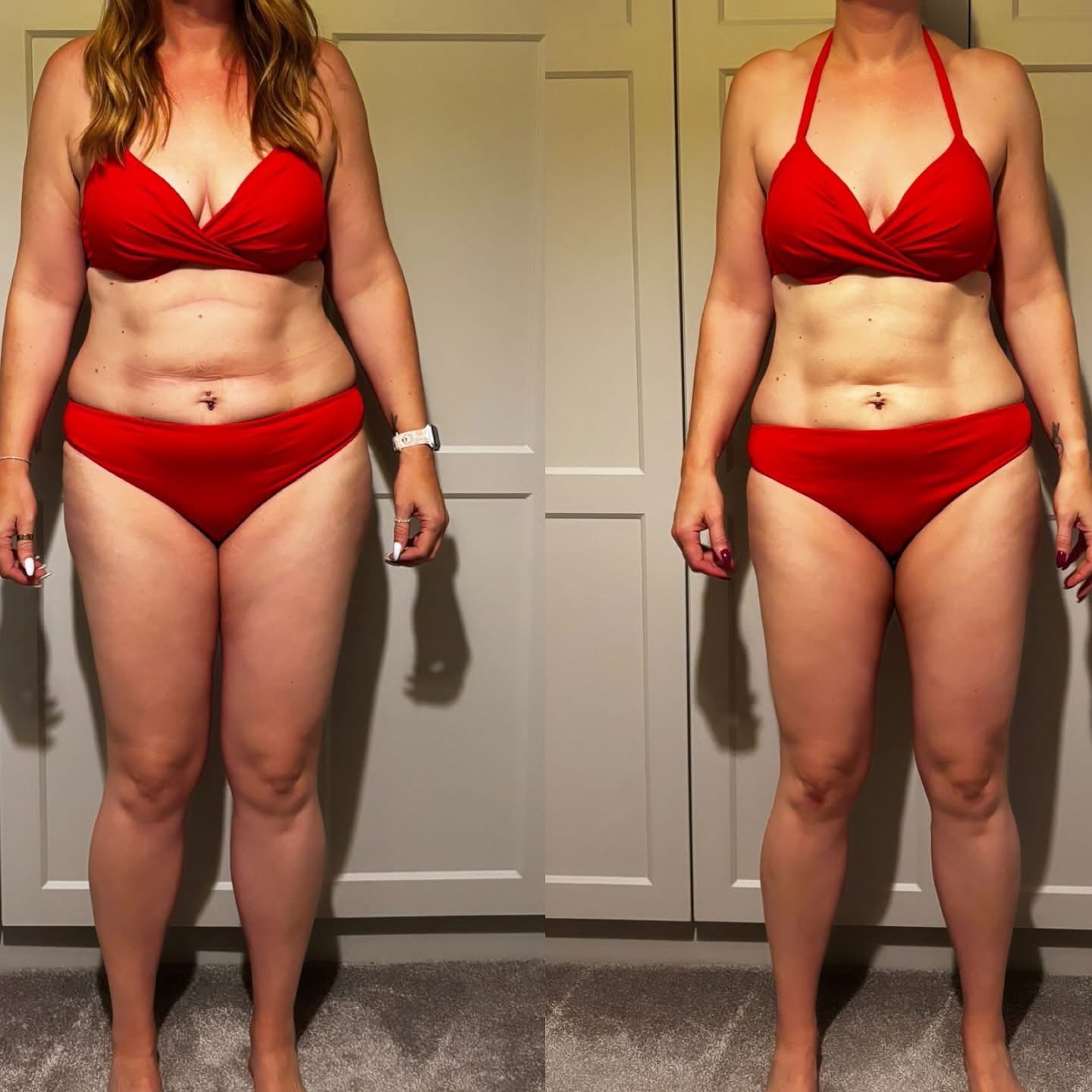Client transformation - Esme Hall Personal Training Lincoln