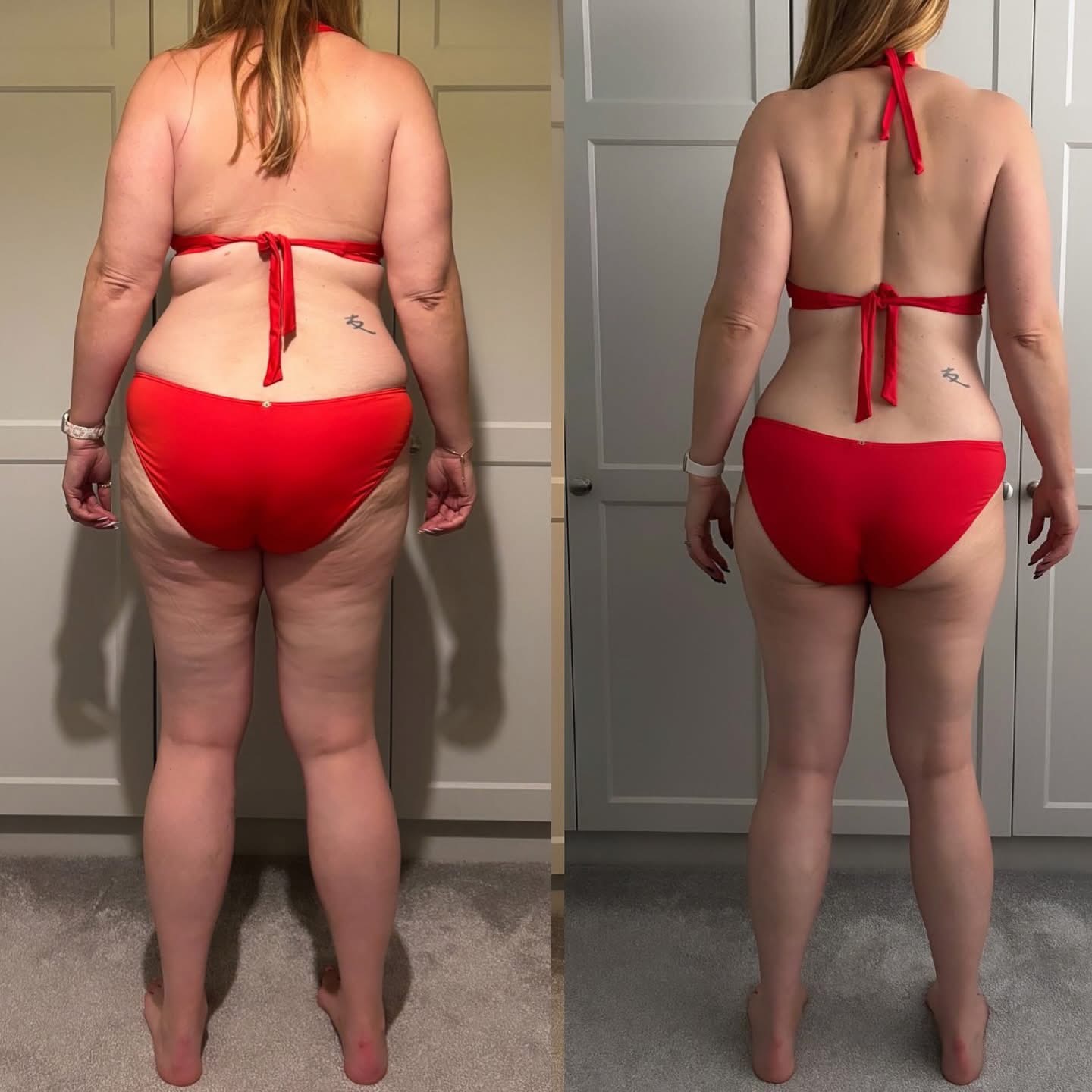 Client transformation - Esme Hall Personal Training Lincoln